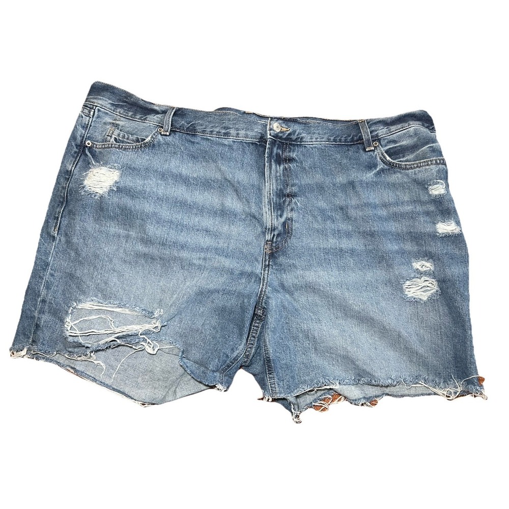 🌻 Old Navy High-Rise Slouchy Straight Cutoff Denim Shorts 26W